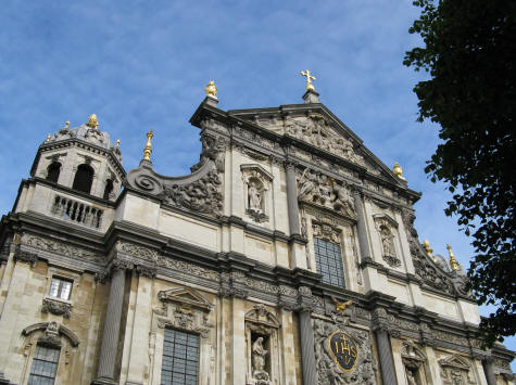 Saint Carolus Borromeus Church in Antwerp Belgium